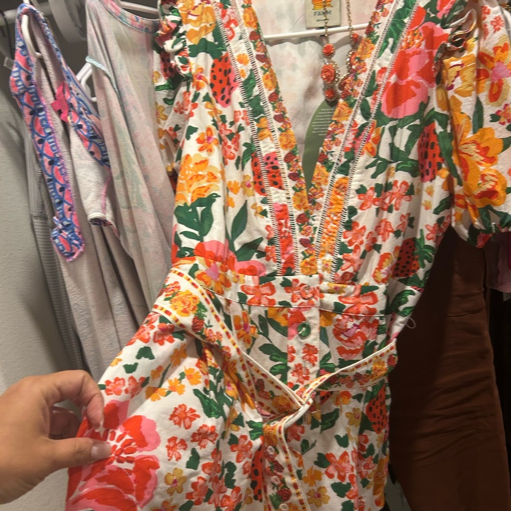 FARM Rio Colorful Floral Mini Dress - Picture 6 of 9